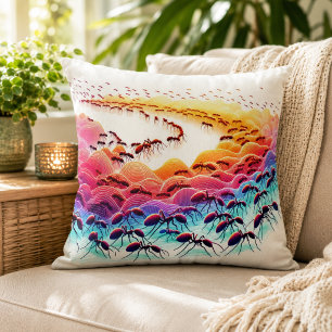 Ants in Wonderland Pillow