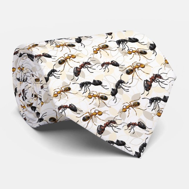 Ants Insects Bugs Creepy Crawly Creatures Tie (Rolled)