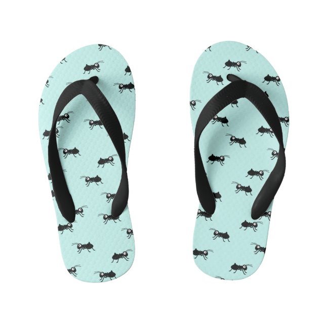 Ants Kid's Flip Flops (Footbed)