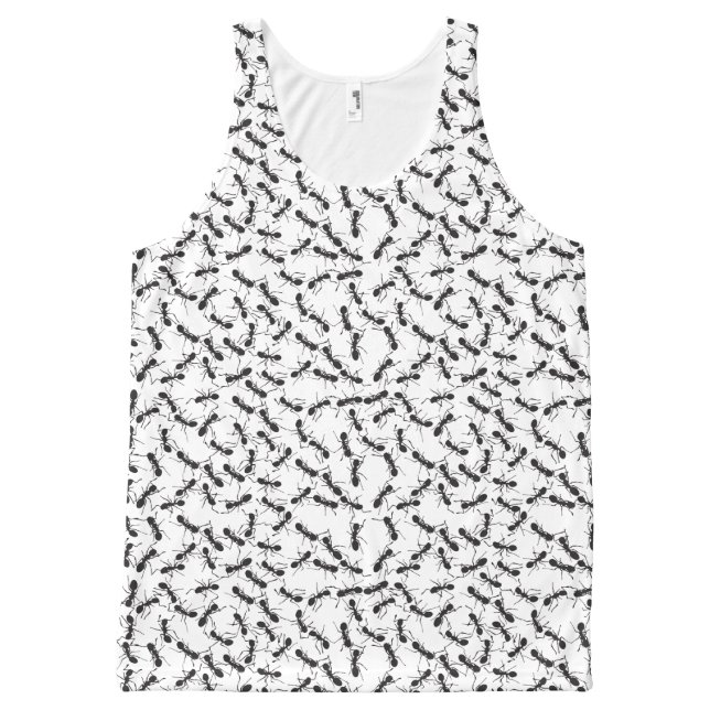 Ants on All-Over print tank top (Front)