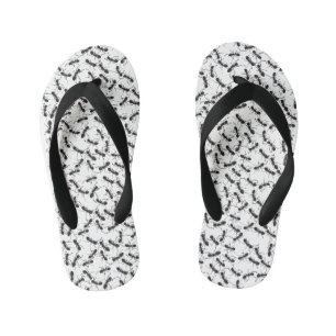 Ants on kid's flip flops
