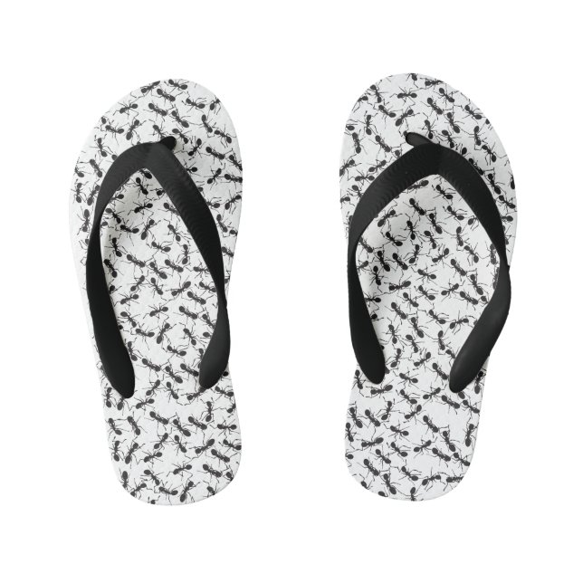 Ants on kid's flip flops (Footbed)
