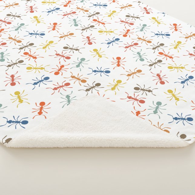 Ants Sherpa Blanket (3/4)