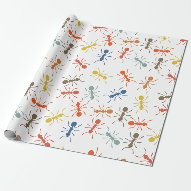 Ants Wrapping Paper (Unrolled)