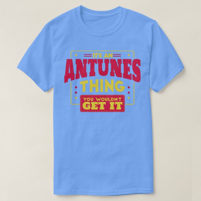 Antunes T-Shirt (Design Front)