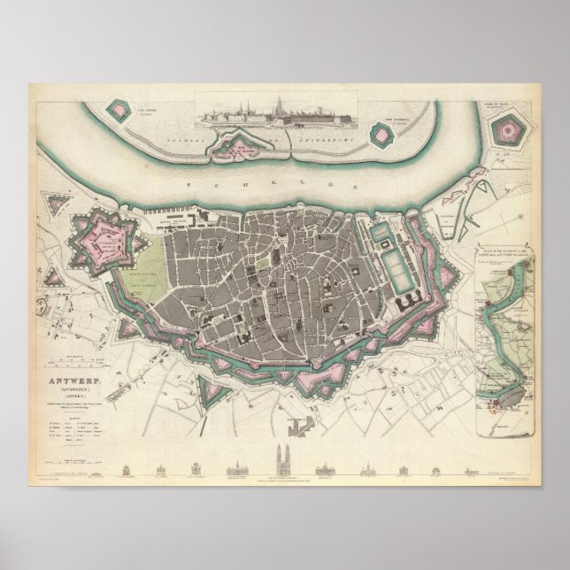 Antwerp Antwerpen Anvers Poster (Front)