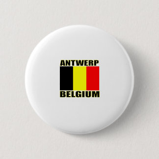 Antwerp, Belgium 6 Cm Round Badge