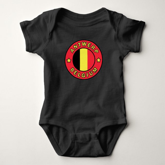 Antwerp Belgium Baby Bodysuit (Front)