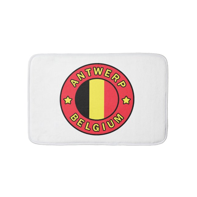 Antwerp Belgium Bath Mat (Front)