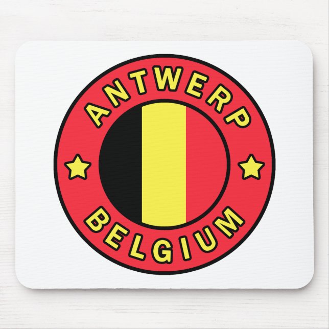 Antwerp Belgium Mouse Mat (Front)