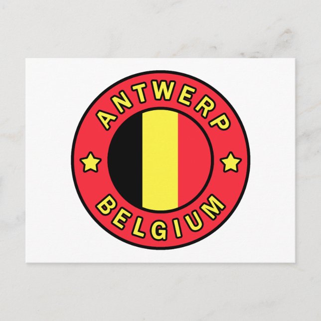 Antwerp Belgium Postcard (Front)