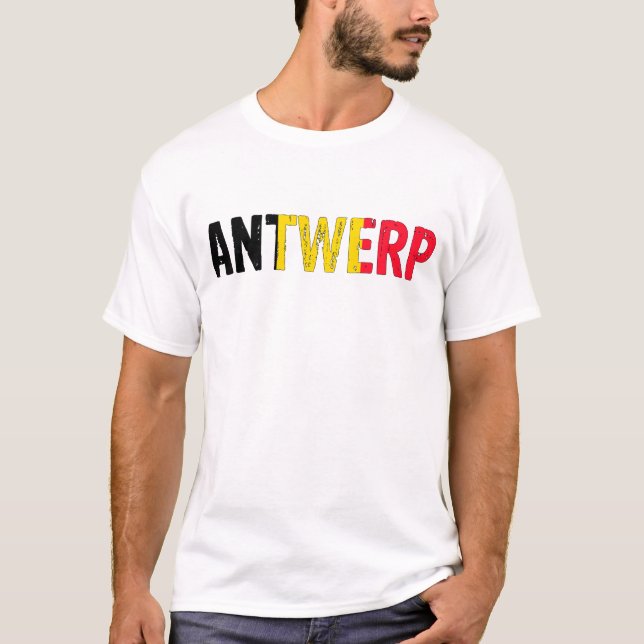 Antwerp Belgium T-Shirt (Front)