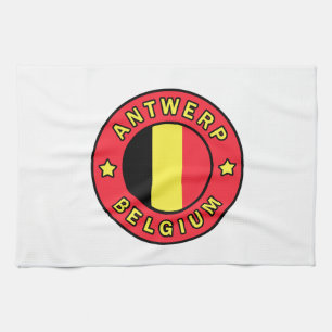 Antwerp Belgium Tea Towel