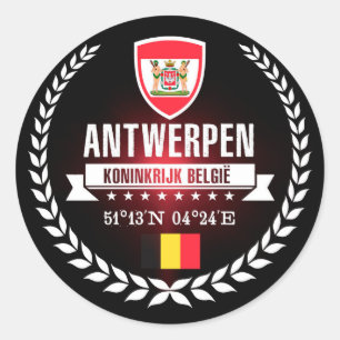Antwerp Classic Round Sticker