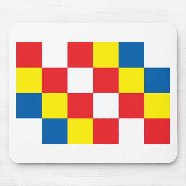Antwerp Flag Mouse Mat (Front)