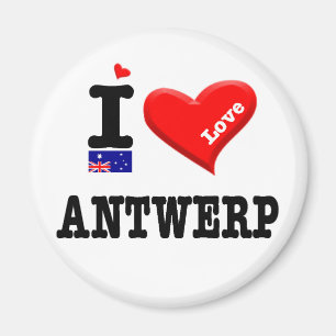 ANTWERP - I Love Magnet