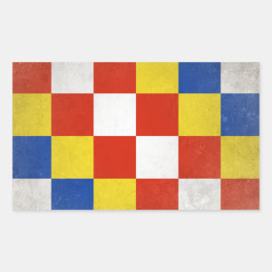 Antwerp Rectangular Sticker