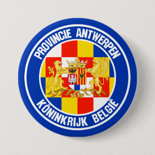 Antwerp Round Emblem 7.5 Cm Round Badge