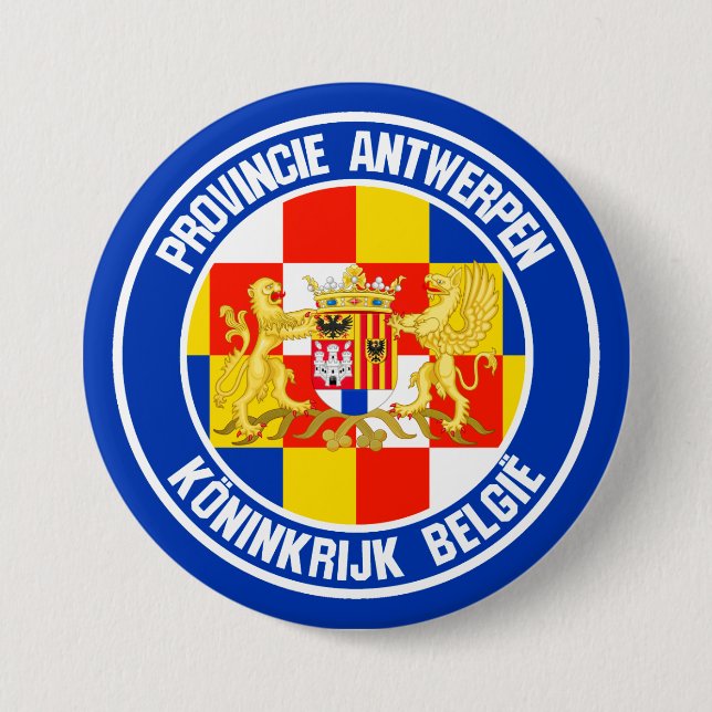 Antwerp Round Emblem 7.5 Cm Round Badge (Front)