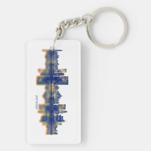 Antwerp Skyline Key Ring