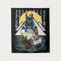 Anubis Ancient Egyptian God Illustration