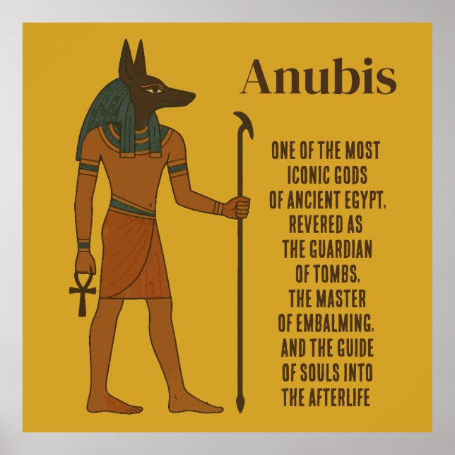 Anubis - Ancient Egyptian History Poster (Front)
