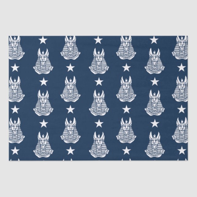 Anubis Ancient Egyptian Tissue Paper (Front)