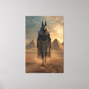 Anubis Canvas – Egyptian Mythology Wall Art