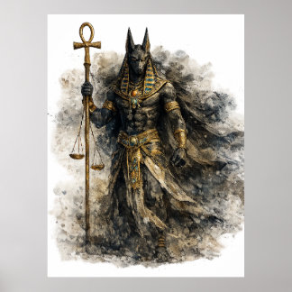 Anubis Egyptian God Ancient Mythology Wall Art
