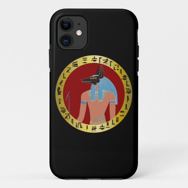 Anubis, Egyptian God Case-Mate iPhone Case (Back)