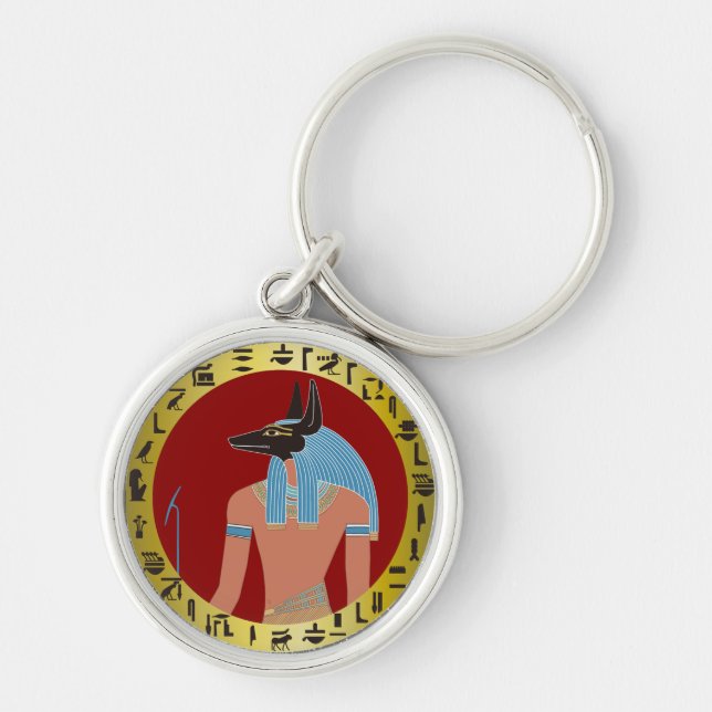 Anubis, Egyptian God Key Ring (Front)