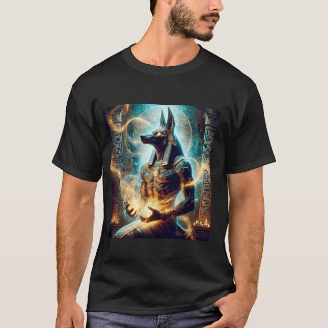 Anubis Egyptian God Myth Afterlife Death Fantasy G T-Shirt (Front)