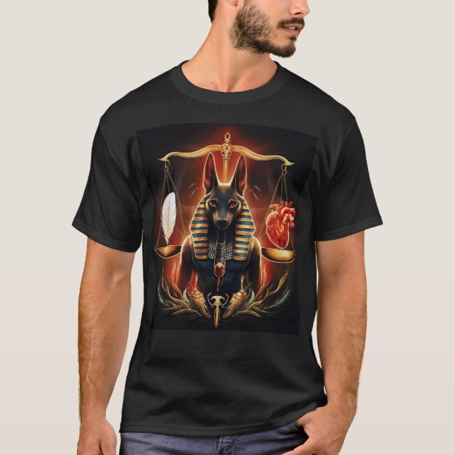 Anubis: Egyptian God Of Death  T-Shirt (Front)