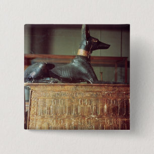 Anubis, Egyptian god of the dead 15 Cm Square Badge