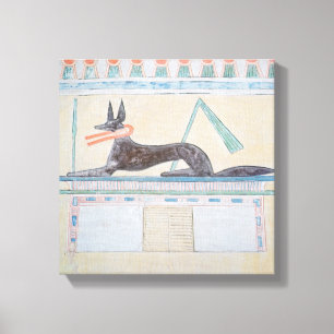 Anubis, Egyptian god of the dead Canvas Print