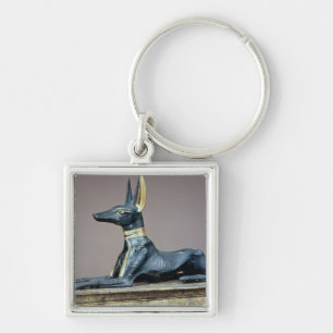 Anubis, Egyptian god of the dead from a chest Key Ring