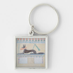 Anubis, Egyptian god of the dead Key Ring