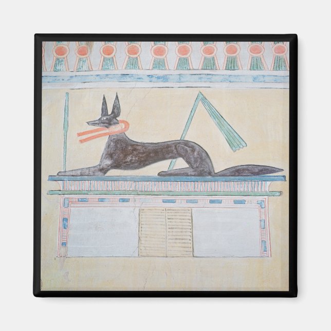 Anubis, Egyptian god of the dead Magnet (Front)