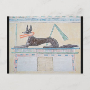 Anubis, Egyptian god of the dead Postcard