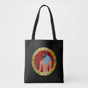 Anubis, Egyptian God Tote Bag