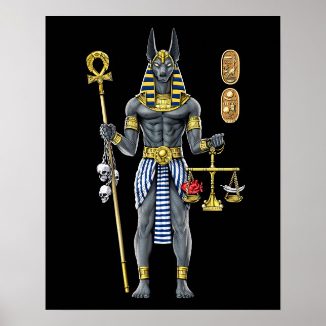 Anubis Egyptian Mythology God Poster (Front)