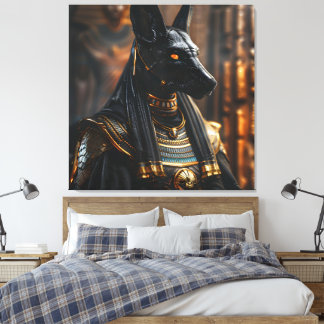 Anubis Egyptian Wall Art Canvas Print Picture 15