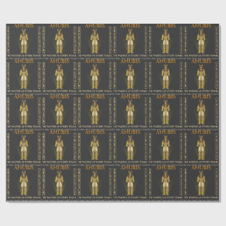 Anubis Fearless Tomb Guardian Ancient Egypt Wrapping Paper