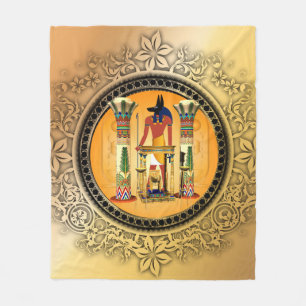 Anubis Fleece Blanket
