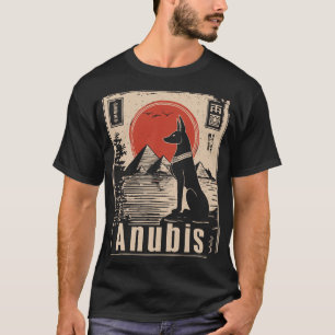 Anubis Guardian – Pharaoh's Sentinel Wall Art T-Shirt
