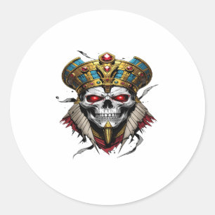Anubis Guardian T-Shirt Classic Round Sticker