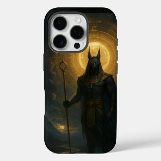Anubis in the Shadows – Protective Egyptian Deity  iPhone 16 Pro Case