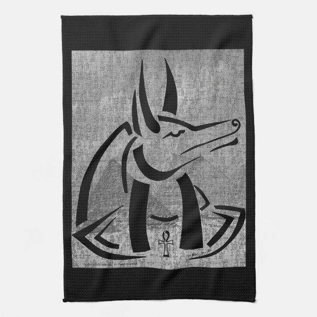 Anubis Kitchen Towel (Vertical)
