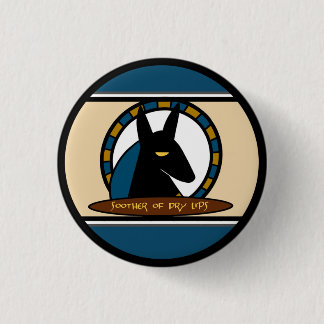 Anubis Lip Balm 3 Cm Round Badge