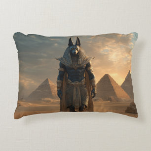 Anubis Mythology Pillow – Egyptian God Home Decor
